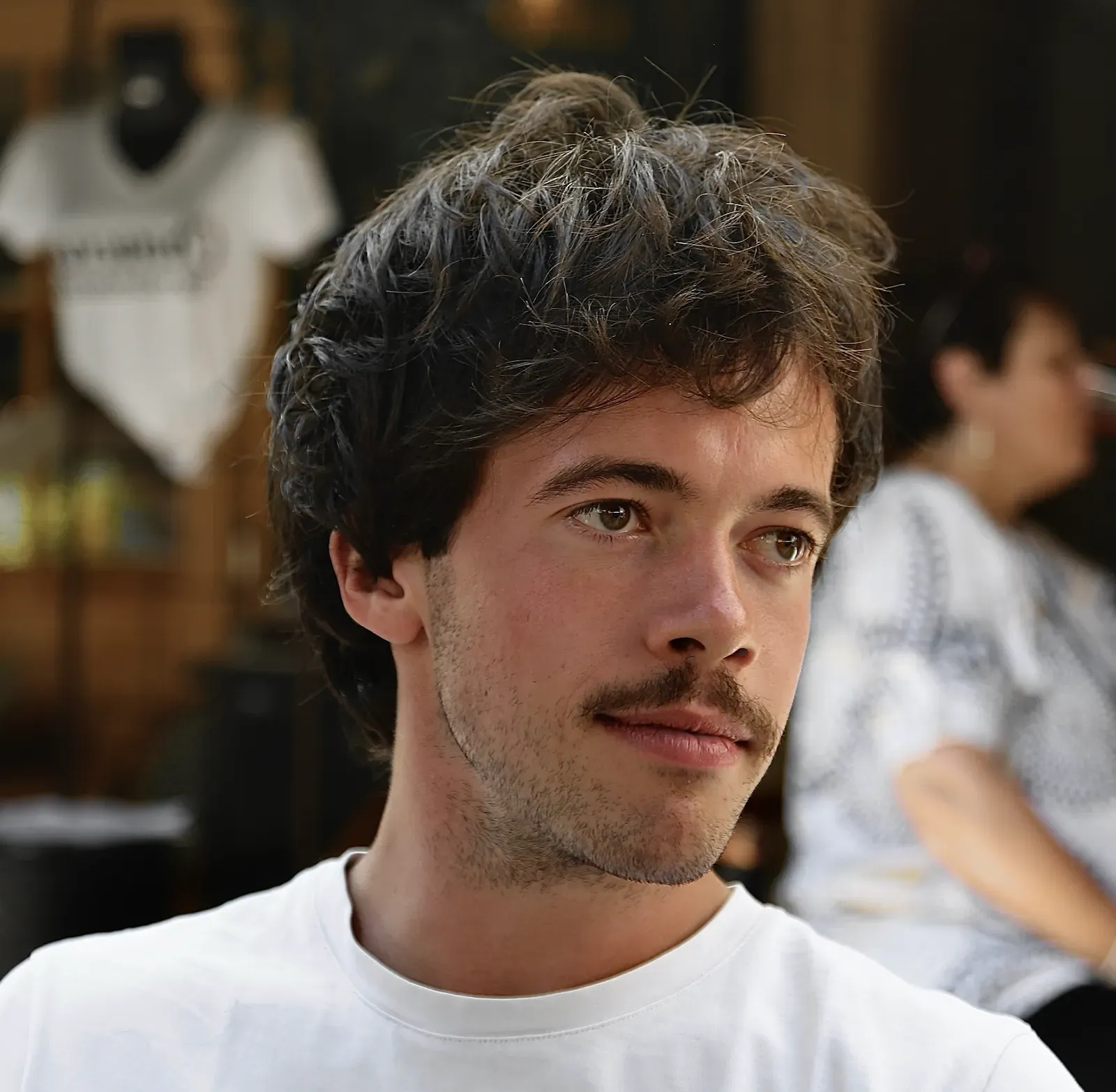 Evan Gruère facing sideways